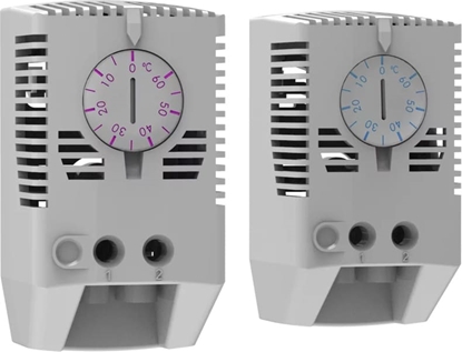 Picture of Schroff Thermostat with SCHUKO/UTE plug Mains Cable for cooling, 230 VAC