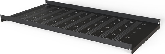 Picture of Schroff Varistar Shelf, Stationary, 75 kg, RAL 7021, 600W 1200D