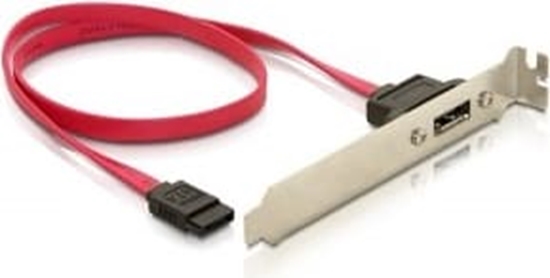 Picture of Slotbracket 1x internal SATA to 1x eSATA external, 0.5m