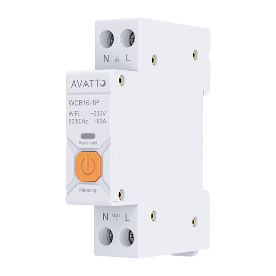 Picture of Smart fuse with WIFI Avatto WCB16