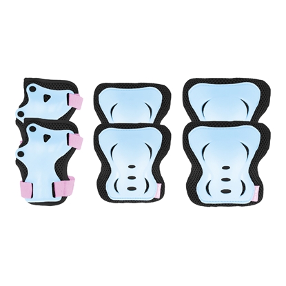 Attēls no Spokey SHIELD bērnu aizsargu komplekts (ceļgalu, plaukstas locītavu un elkoņu locītavām) Lizmērs