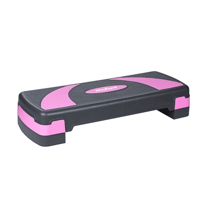 Attēls no Steps aerobikai un fitnesa vingrinājumiem, 3 līmeņi, 78 cm, pelēkviolets, REBEL ACTIVE