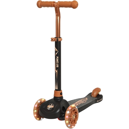 Attēls no Story Mini LED trīsriteņu skrejritenis LED BLACK/ORANGE