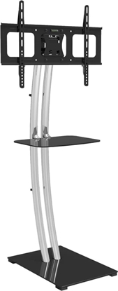 Attēls no Techly ICA-TR14 televizora stiprinājums 177,8 cm (70") Melns, Sudrabs