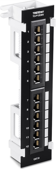 Picture of Trendnet TC-P12C6V Patch Panel, 12-Port Wall Mount Cat6 ungeschirmt