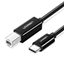 Attēls no Ugreen Ugreen US241 USB-C 2.0 - USB-B cable 1 m - black