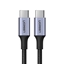 Picture of Ugreen Ugreen US316 90120 USB-C - USB-C PD QC FCP cable 100W 5A 480Mb/s 3m - gray