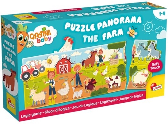 Picture of Układanka Carotina Baby Puzzle panorama - Farma