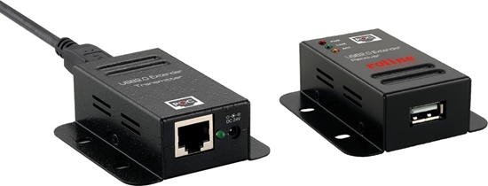 Изображение USB2.0 pagarinātājs pa RJ-45, PoC, 1xUSB, max.50m, ROLINE