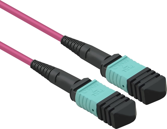Picture of Value MPO Trunk Cable 50/125µm OM4, MPO/MPO, violet, 15 m