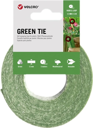 Picture of Velcro ® Green Tie 5m in sich selbst schließendes Band 12mm grün