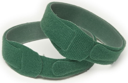 Изображение Velcro ® ONE-WRAP® wiederverwendbare Klettstreifen für den Garten, ONE-WRAP® Streifen 12mm x 38cm x 6 Grün