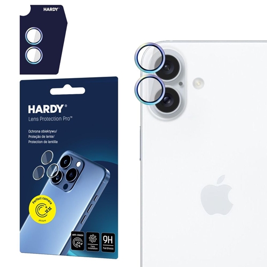 Picture of Apple iPhone 16/16 Plus - HARDY Lens Protection Pro Rainbow