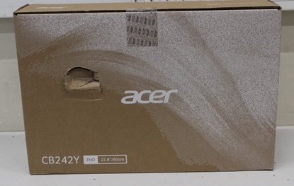 Attēls no Acer SALE OUT. Vero CB242YGbipr 60cm 23.8'' FHD ZeroFrame 120Hz IPS 16:9 1ms(VRB) 250nits VGA HDMI DP AdaptiveSync EU Black DP, Euro | Vero CB242YGbipr | 24 " | IPS | FHD | 16:9 | 120 Hz | 1 ms | 1920 x 1080 pixels | 250 cd/m² | HDMI ports quantity 1
