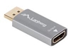 Изображение Adapter Displayport(M)- HDMI(F)8K srebrny
