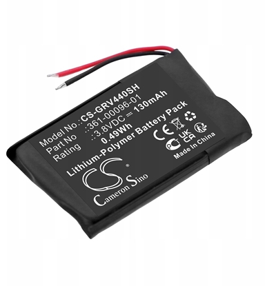 Attēls no Akumulator Bateria Typ 361-00096-01 Do Garmin Vivoactive 4s 4 S 40mm 130mah / Cs-grv440sh