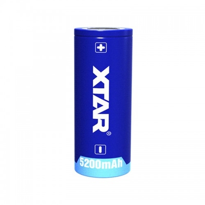 Attēls no Akumulators 26650 3.6V XTAR litija 5200 mAh iepakojumā 1 gb.
