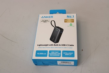 Attēls no Anker SALE OUT. 545 Nano Power Bank 10000mAh, PD 30W, Black | | 545 Nano Power Bank | A1259G11 | 10000 mAh | Black | DAMAGED PACKAGING
