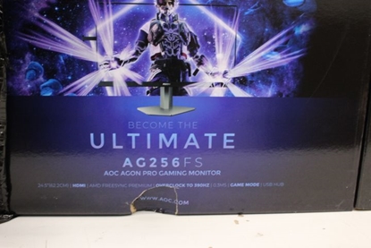 Изображение AOC SALE OUT. AG256FS 24,5“, 1920x1080, 16:9,, 80M:1, 1ms, HDMI, Displayport, USB | AG256FS | 25 " | IPS | 390 Hz | 1 ms | 400 cd/m² | Warranty 36 month(s) | DAMAGED PACKAGING