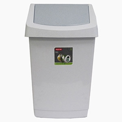 Picture of Atkritumu tvertne Curver Click-it 50l marm.