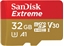 Picture of Karta SanDisk Extreme MicroSDXC 32 GB Class 10 UHS-I/U3 A2 V30 (SDSQXAF-032G-GN6GN)