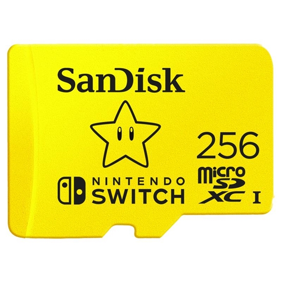 Picture of Atmiņas karte SanDisk Nintendo Cobranded 256GB microSDXC