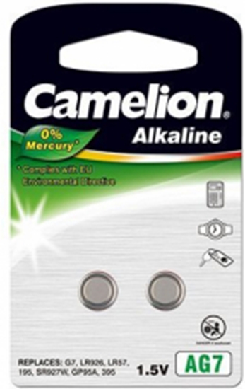 Picture of Baterijas Camelion AG7/ LR57/ LR926/ 395 2pcs