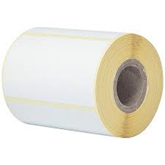 Picture of BDE-1J044076-066 Brother termopapīra uzlīmju rullis (76mm x 44mm/ 400gb(8))