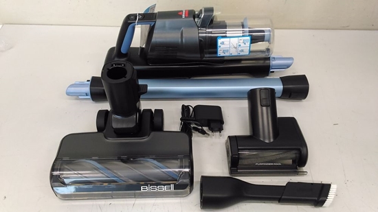 Picture of Bissell SALE OUT. PowerClean FurFinder Select Cordless Stick Vacuum | Stick Vacuum | PowerClean FurFinder Select | Cordless operating | 200 W | 25.2 V | Operating time (max) 40 min | Black/Titanium/Lake Blue | Warranty 60 month(s) | Battery warranty