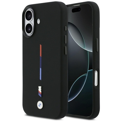 Изображение BMW M Silicon Tricolor Line MagSafe Case for Apple iPhone 17