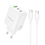 Изображение Borofone Wall charger BN32 Cargador GaN - USB + 2x