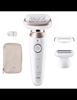 Изображение Braun Epilator | SES9-030 3D Silk-Epilk 9 Flex | Operating time (max) 50 min | Number of power levels 2 | Wet & Dry | White/Rose