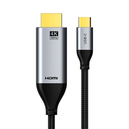 Attēls no Cable USB-C - HDMI, 4K, Ultra HD, 3m, 1.4 ver.
