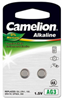Picture of Camelion | AG3/LR41/LR736/392 | Alkaline Buttoncell | 2 pc(s)