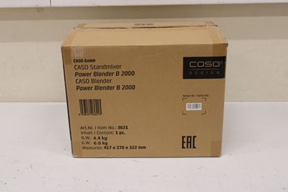 Attēls no Caso SALE OUT. B 2000 Power Blender, Power 2000 W, Black | Power Blender | B 2000 | Tabletop | 2000 W | Jar material Tritan | Jar capacity 2 L | Ice crushing | Black | DEMO