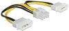 Изображение Delock Power Cable 8 Pin EPS - 2 x 4 Pin Molex