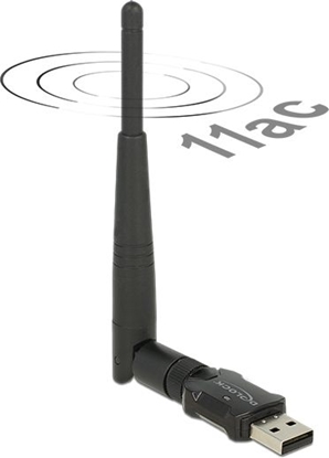 Picture of Delock USB 2.0 Dual Band WLAN ac/a/b/g/n Stick 433 + 150 Mbps with external Antenna