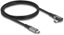 Изображение Delock USB 40 Gbps cable angled left / right USB PD 3.1 Extended Power Range 240 W 1 m