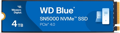 Attēls no Dysk SSD SanDisk Blue SN5000 4TB M.2 2280 PCI-E x4 Gen4 NVMe (WDS400T4B0E)