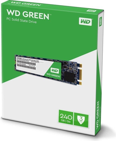 Изображение Dysk SSD SanDisk Green 240GB M.2 2280 SATA III (WDS240G1G0B)