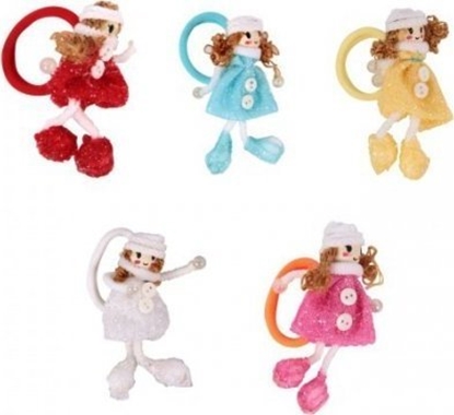 Изображение Donegal DONEGAL Ozdoby do wosów - gumka witeczna (FA-5738) 1szt - mix kolorów