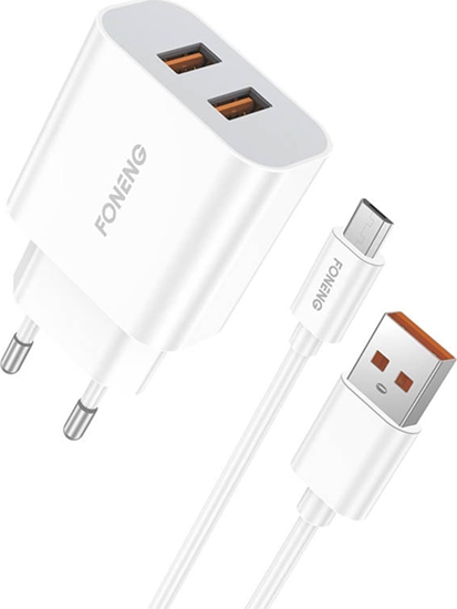 Picture of Dual USB charger Foneng EU45 Micro