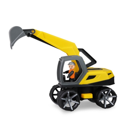 Изображение Ekskavātors ar cilvēciņu Truxx2 27 cm (ar gum. riteņiem, kastē) L04511