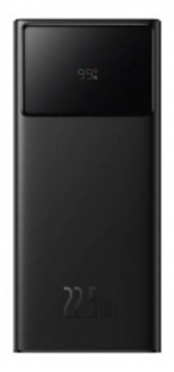 Изображение Powerbank Baseus Baseus Star-Lord Digital Display Fast Charge Power Bank 30000mAh 22.5W BlackWith Simple Series Charging Cable USB to Type-C 3A 0.3m BlackOverseas Edition