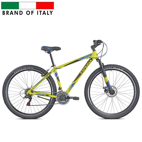 Изображение ESPERIA 29andquot; 7050 MTB ALU TY300 50 21V YELLOW/BLUE