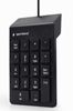 Picture of Gembird USB numeric keypad Black slim