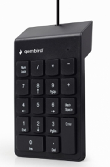 Picture of Gembird USB numeric keypad Black slim