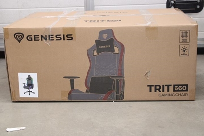 Picture of Genesis SALE OUT. Gaming Chair Trit 660 RBG, Grey | Gaming Chair | Trit 660 RBG | Grey | DAMAGED PACKAGING, USED, SCRATCHED