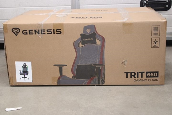 Изображение Genesis SALE OUT. Gaming Chair Trit 660 RBG, Grey | Gaming Chair | Trit 660 RBG | Grey | DAMAGED PACKAGING, USED, SCRATCHED