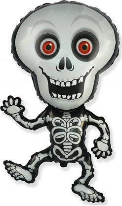 Изображение GoDan Balon foliowy Szkielet szary 101cm